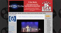 Desktop Screenshot of my5starmedia.com