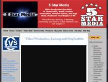 Tablet Screenshot of my5starmedia.com